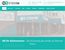 Tablet Screenshot of ms-kuechenteam.de